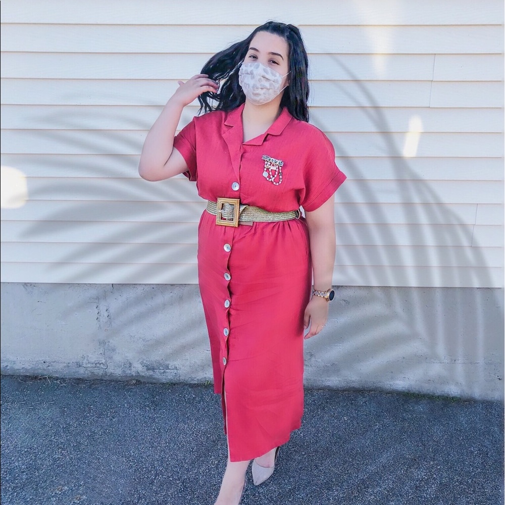 Vintage red dress